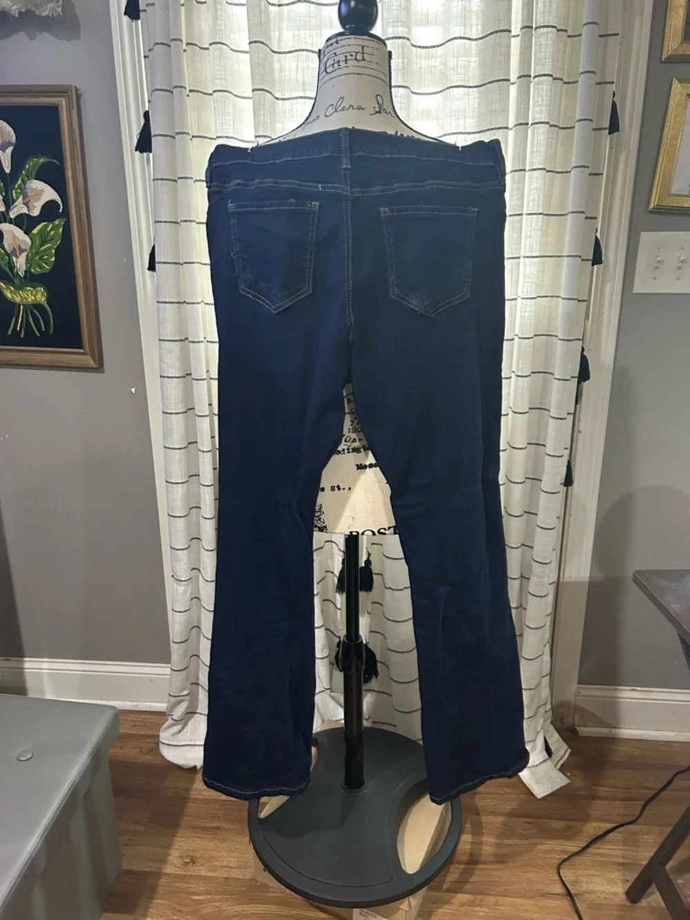 Dark Navy Bootcut Jeans Size 17